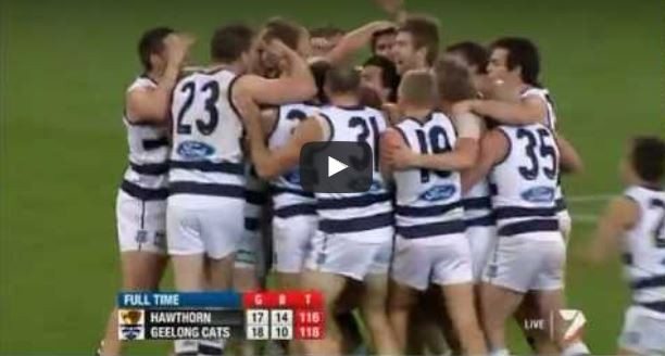 Hawkins goal after the siren
