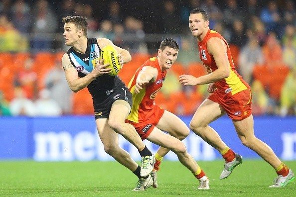 AFL Rd 22 - Gold Coast v Port Adelaide