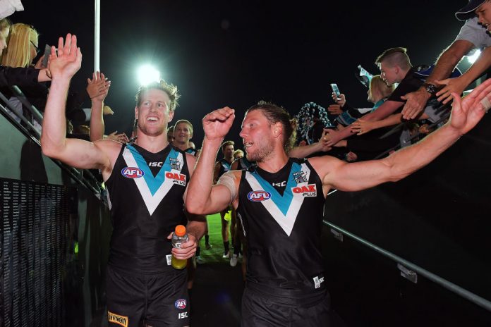 AFL Rd 2 - Port Adelaide v Fremantle