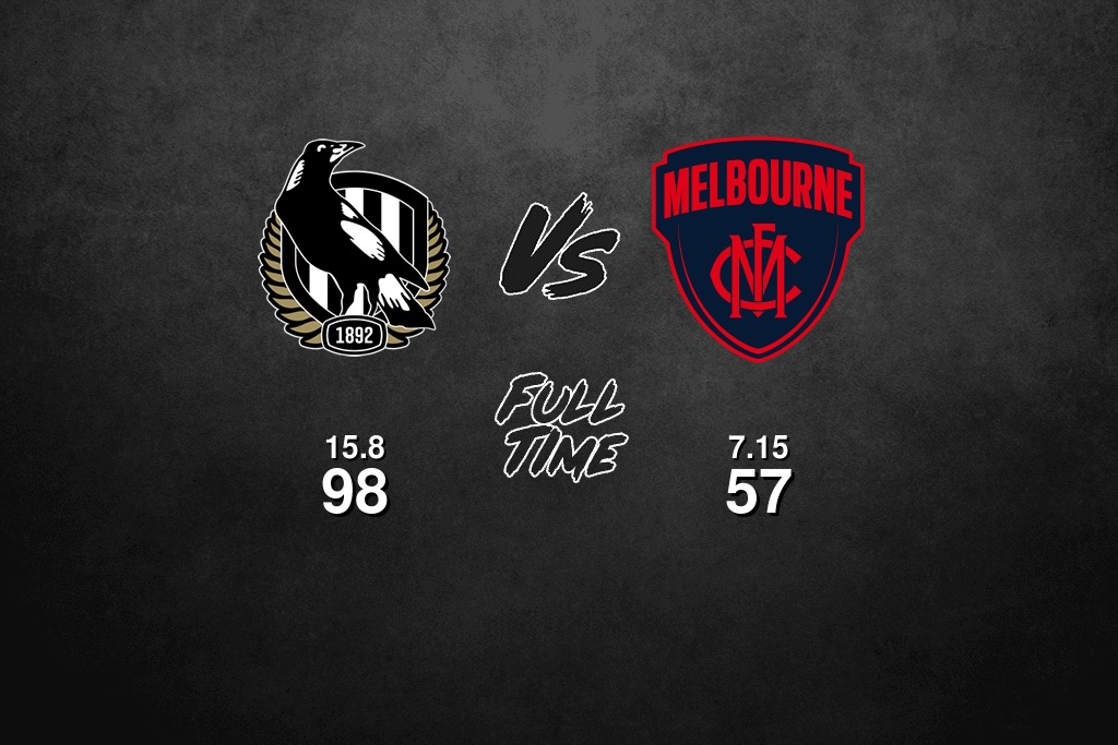 FULL TIME Collingwood vs Melbourne Round 12, 2019 Zero Hanger